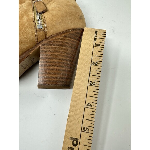 Rag & Bone Harrow Tan Brown Leather Suede Ankle Bootie  37 1/2 Classic‎ Neutral - Picture 8 of 8